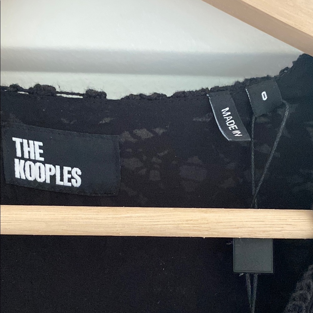 Kooples NWT Black Dress MSRP $575 - Picture 4 of 8